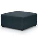 Polsterhocker 85cm Blau Microfaser Sofina | Blau