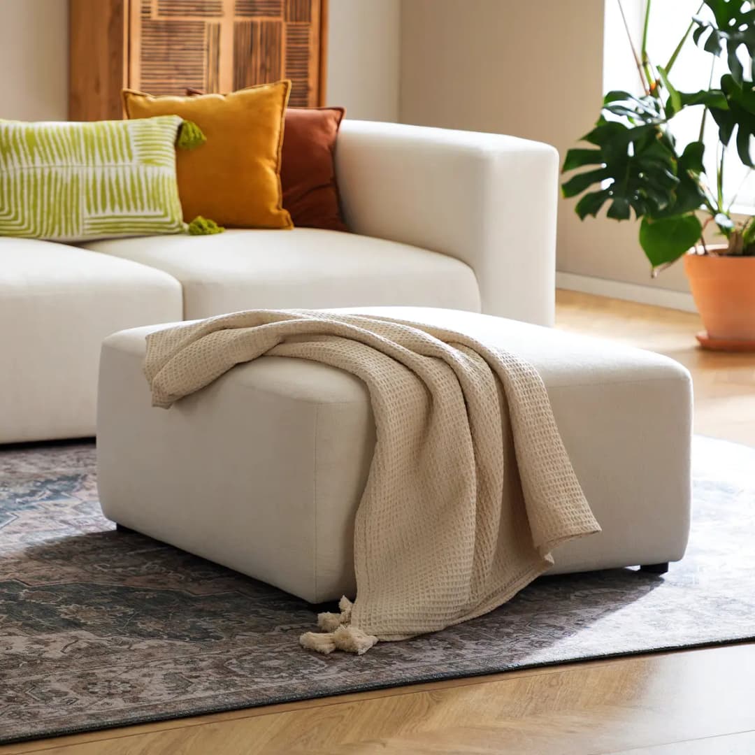 Mørteens Polsterhocker | Beige