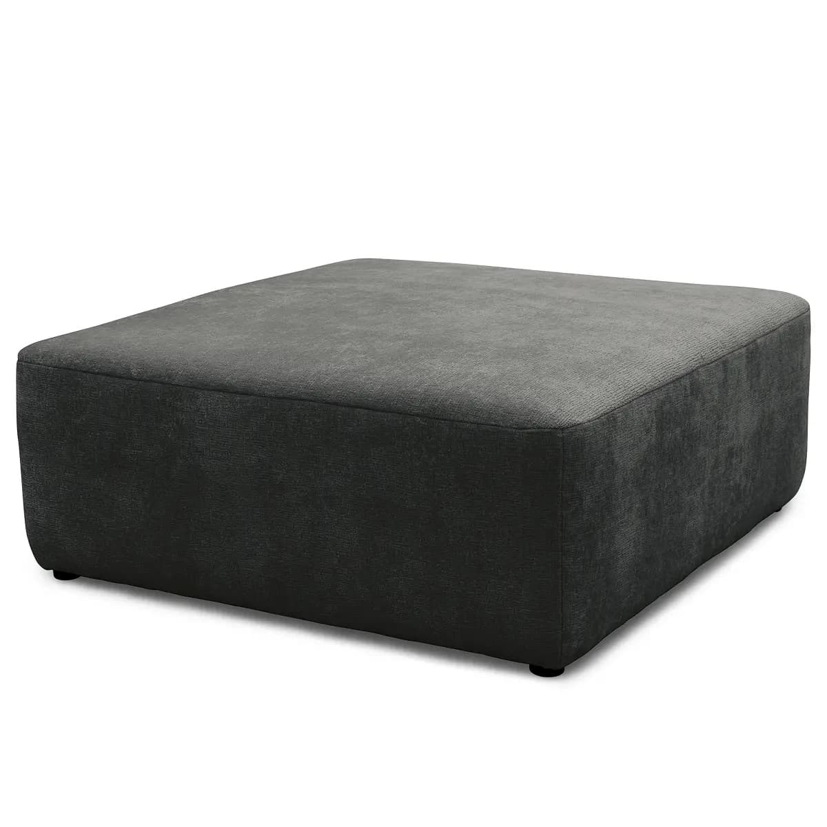 Mørteens Polsterhocker 108cm Grau Chenille Pelagia | Grau