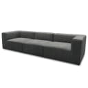Mørteens 3-Sitzer Sofa Grau Chenille Pelagia | Grau