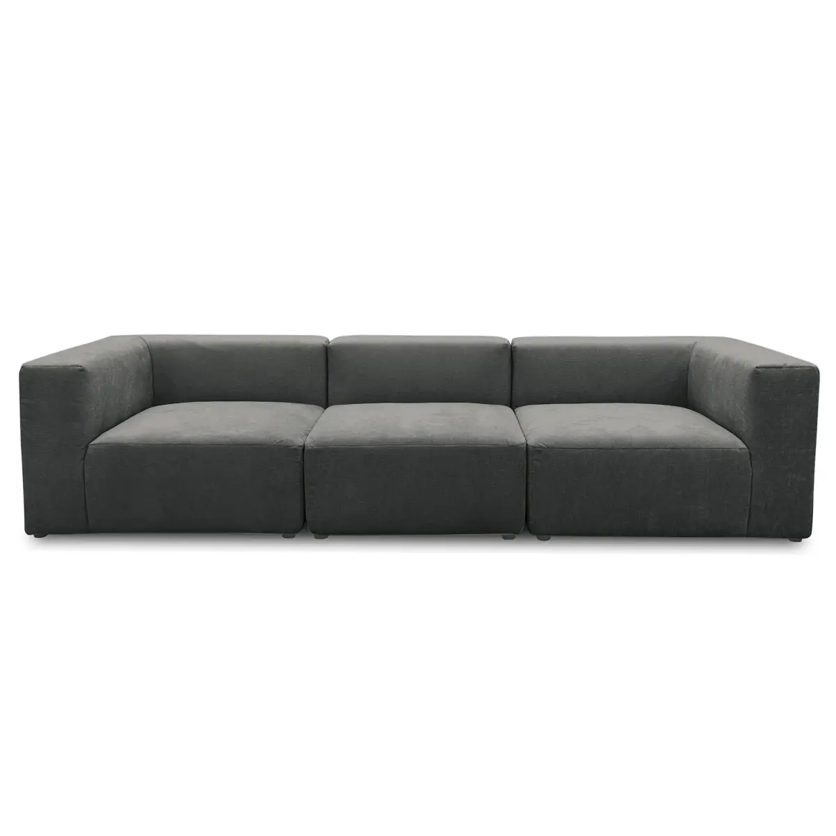 Mørteens 3-Sitzer Sofa Grau Chenille Pelagia | Grau