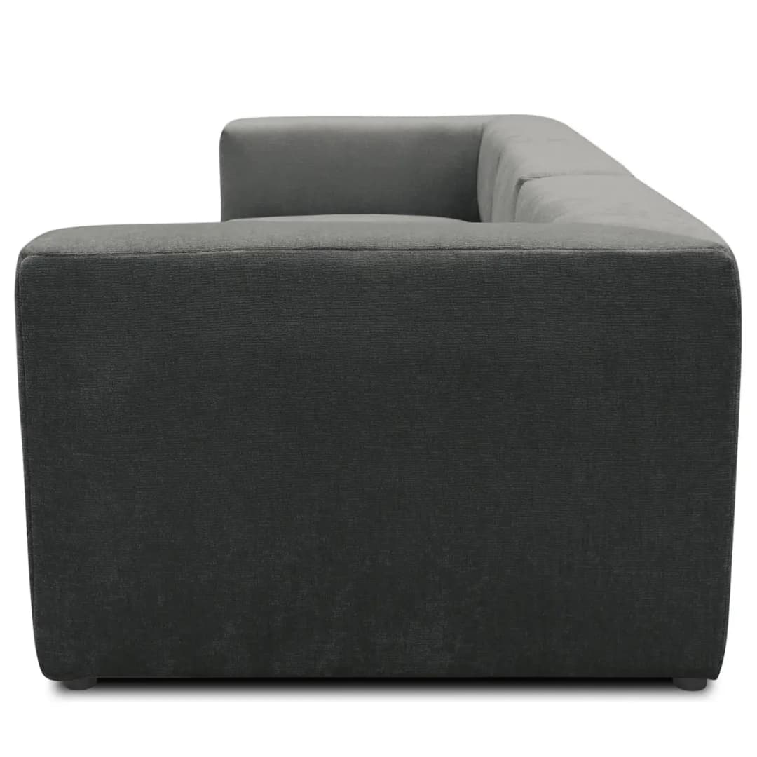 Mørteens 3-Sitzer Sofa Grau Chenille Pelagia | Grau