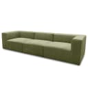 3-Sitzer Sofa Grün Chenille Pelagia | Grün