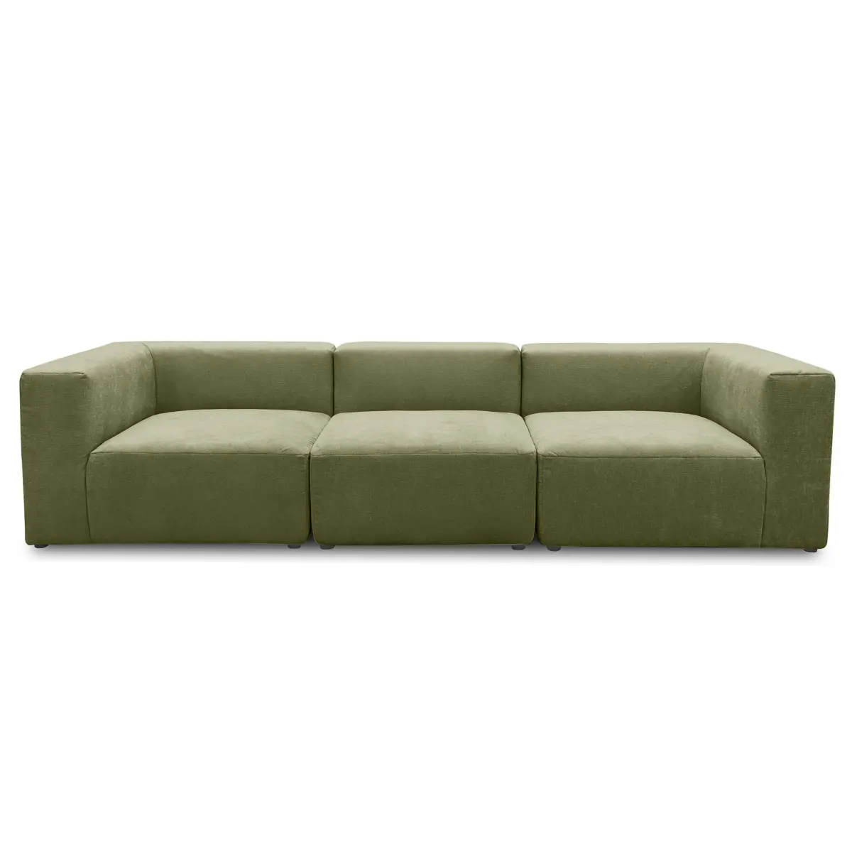 3-Sitzer Sofa Grün Chenille Pelagia | Grün