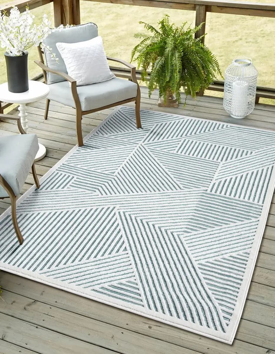 Outdoor-Teppich Casa Typ B | Blau