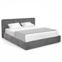 Studio Copenhagen Polsterbett Trinu 200x200cm | Braun