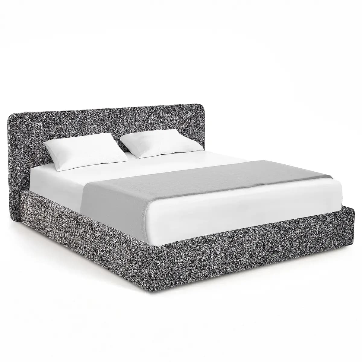 Studio Copenhagen Polsterbett Trinu 200x200cm | Braun