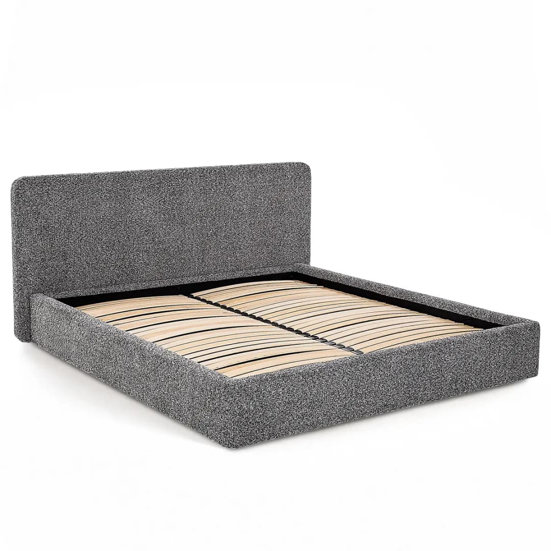 Studio Copenhagen Polsterbett Trinu 200x200cm | Braun