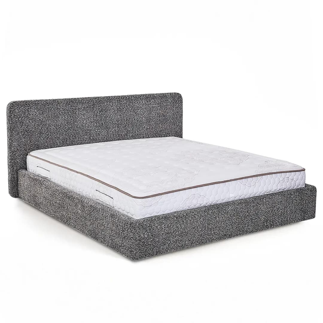 Studio Copenhagen Polsterbett Trinu 200x200cm | Braun