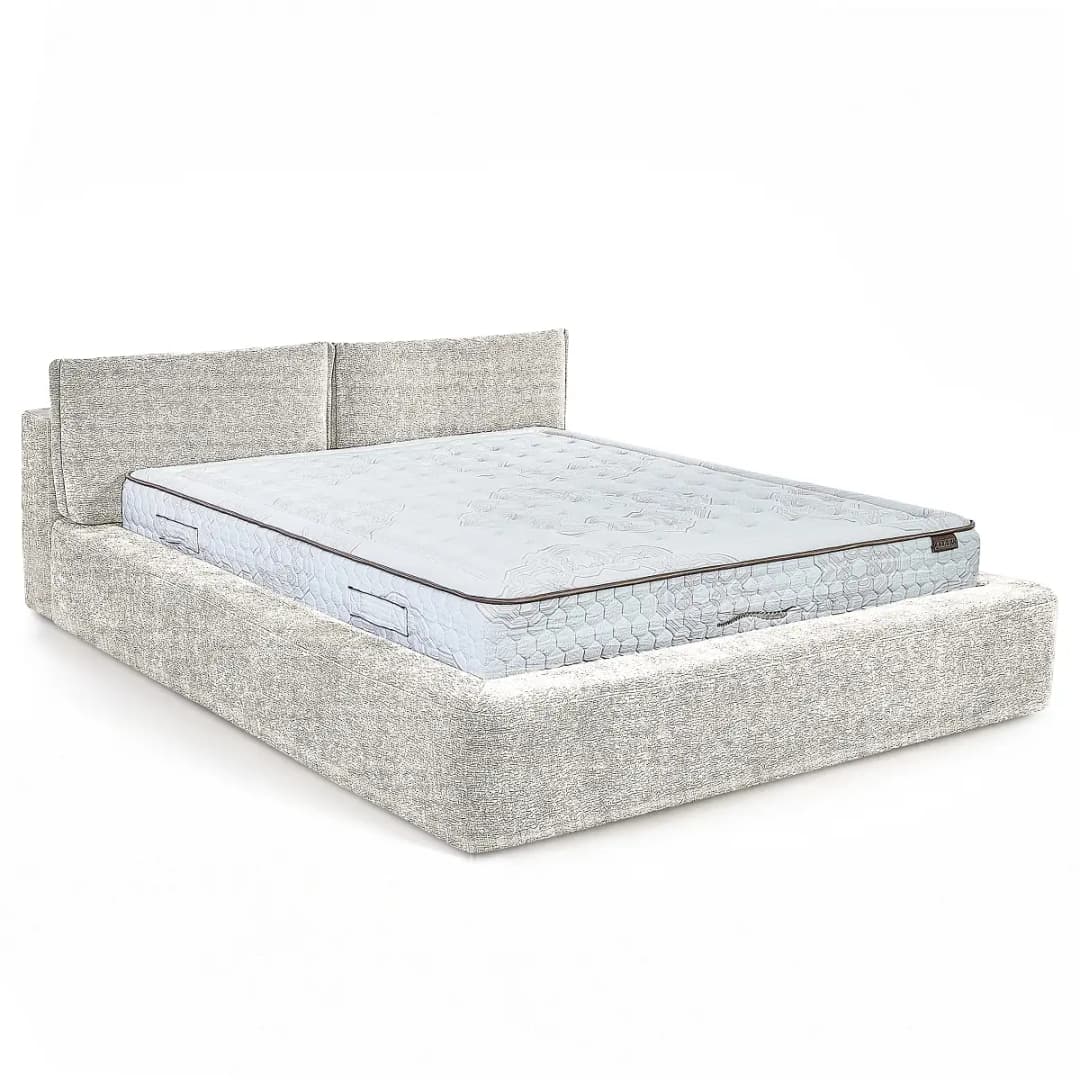 Studio Copenhagen Polsterbett Deani 180x200cm Strukturstoff | Beige