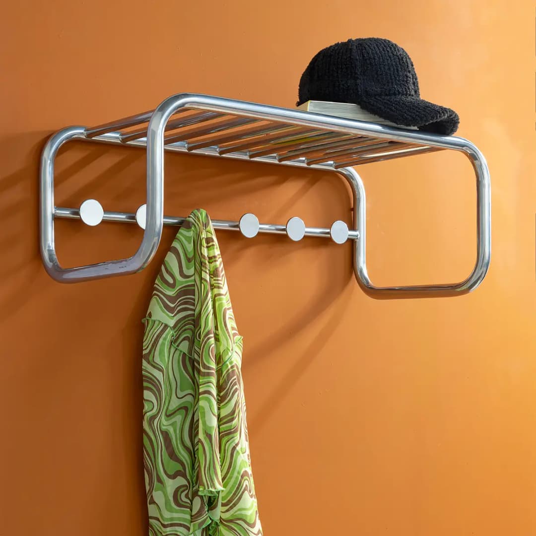 Wandgarderobe Coppin | Silber