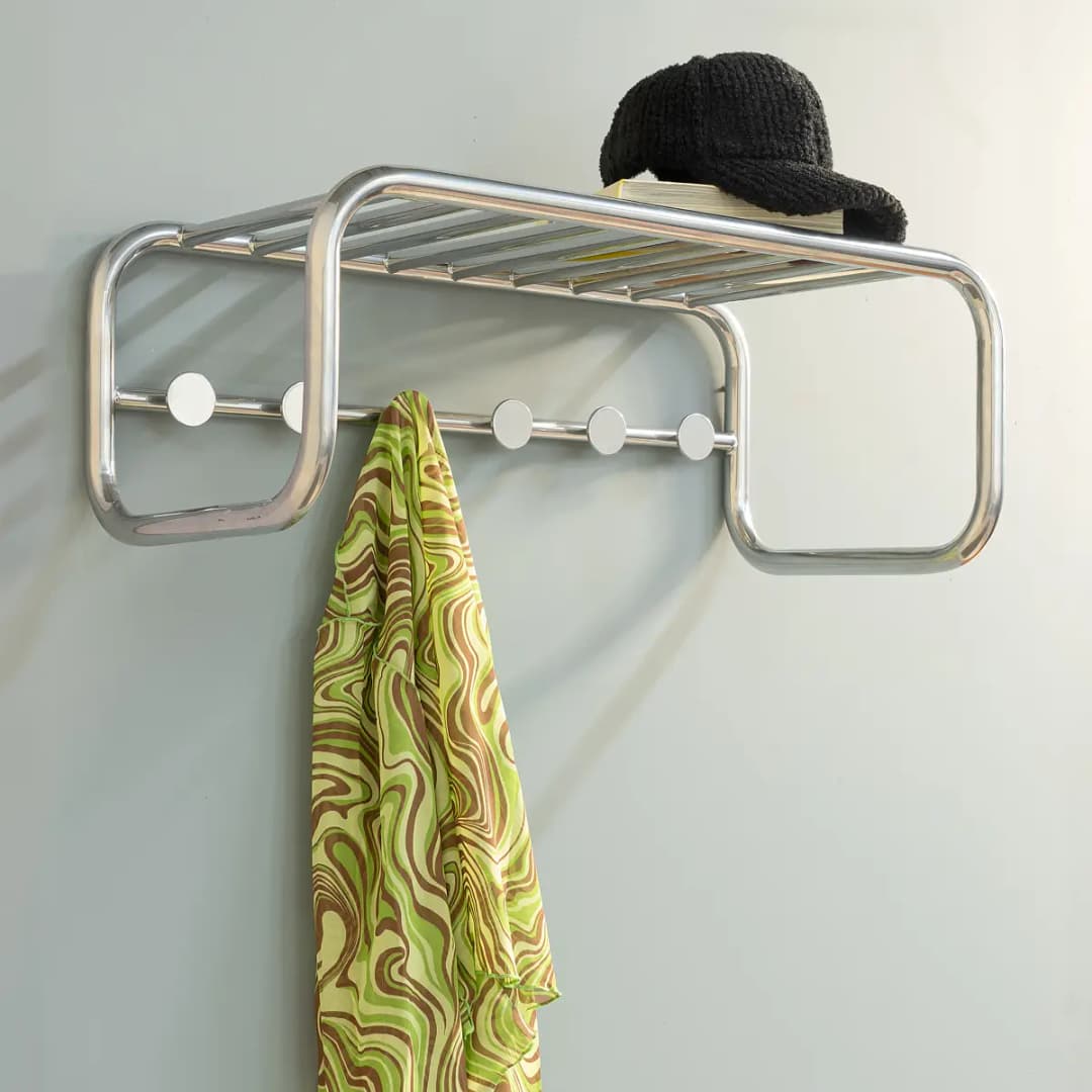Wandgarderobe Coppin | Silber