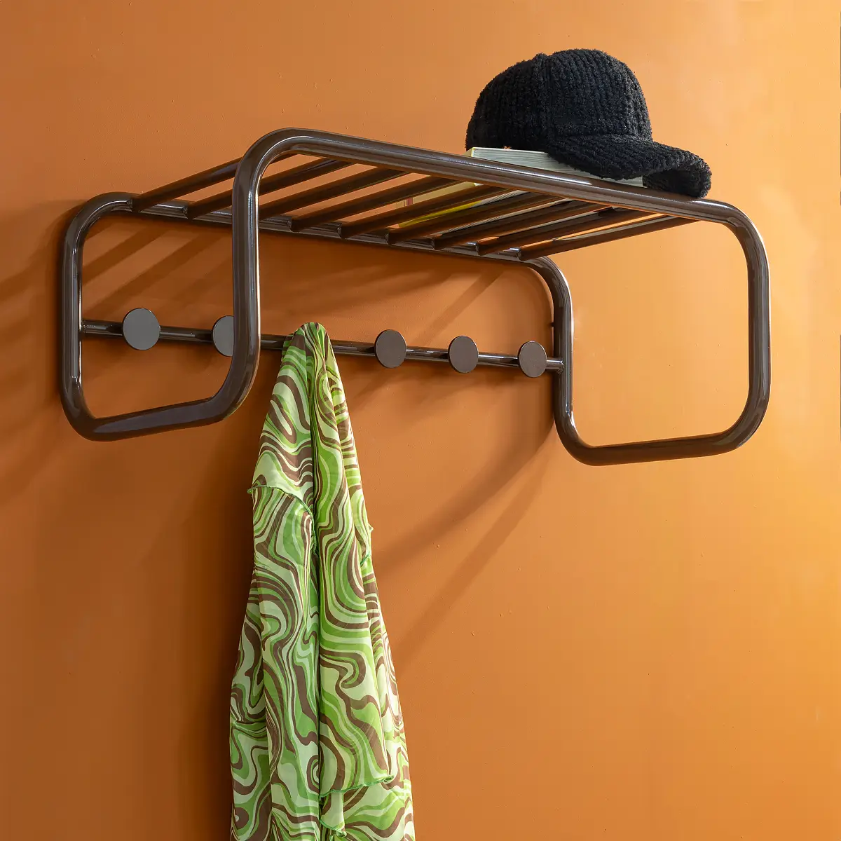 Wandgarderobe | Braun