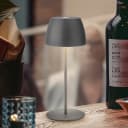 BRILO LED Akku Tischleuchte Serina Mini Typ A | Grau
