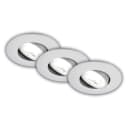 LED Einbauleuchten Kulana 3er Set | Silber