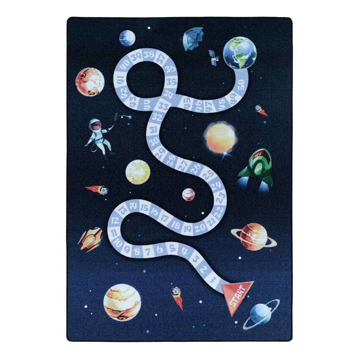 Kinderteppich Play Weltraum | Blau