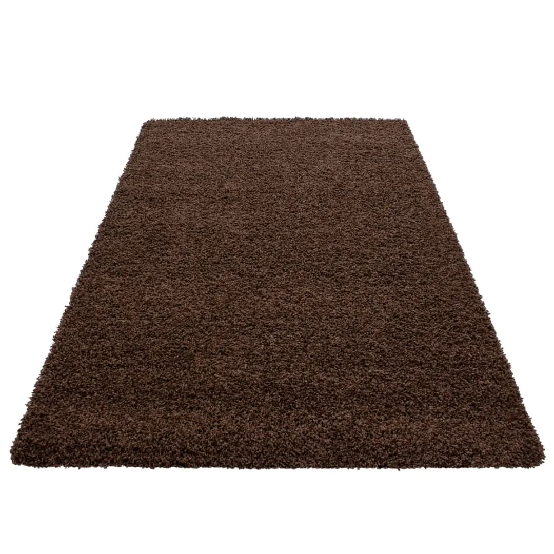 Hochflorteppich Life Typ A 120 x 170cm Braun/Braun | Braun