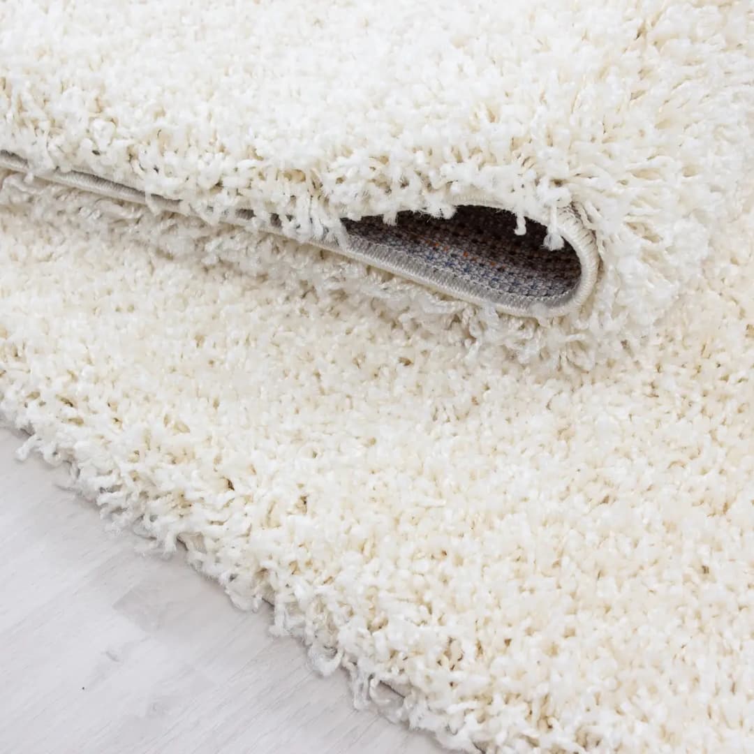 Ayyildiz Hochflor-Teppich Life rund Ø 200cm Beige/Creme | Beige