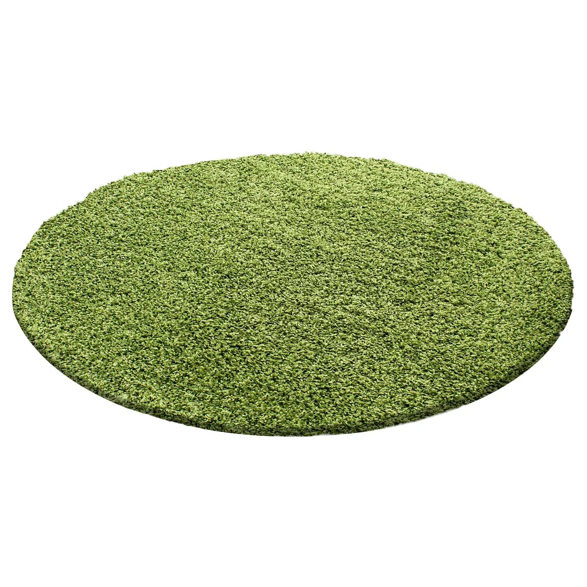 Hochflorteppich Life rund Ø 160cm Grün | Grün