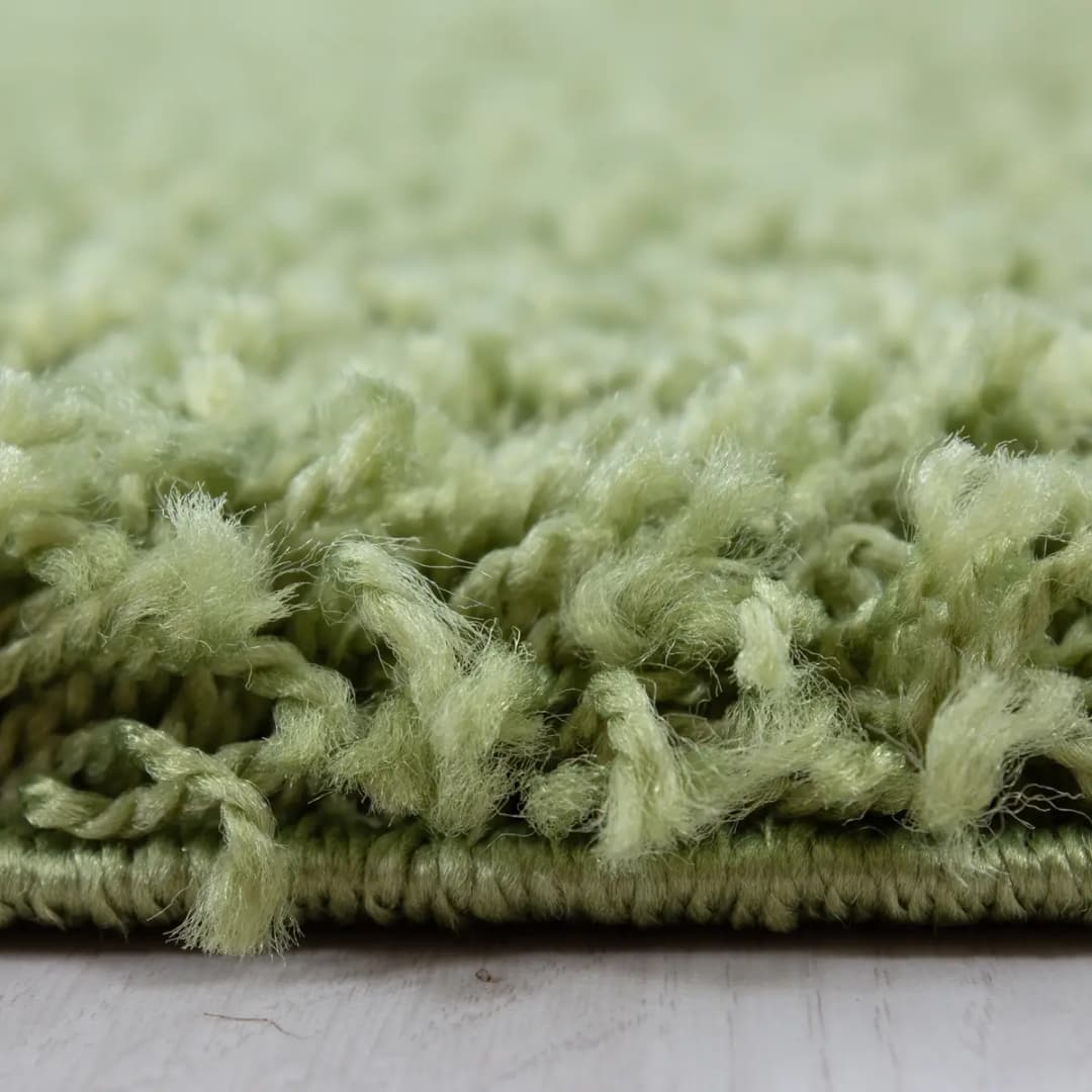Hochflorteppich Life rund Ø 160cm Grün | Grün