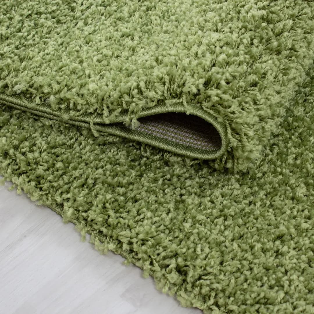 Hochflorteppich Life rund Ø 160cm Grün | Grün