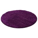 Hochflorteppich Life rund Ø 80cm Violett | Lila
