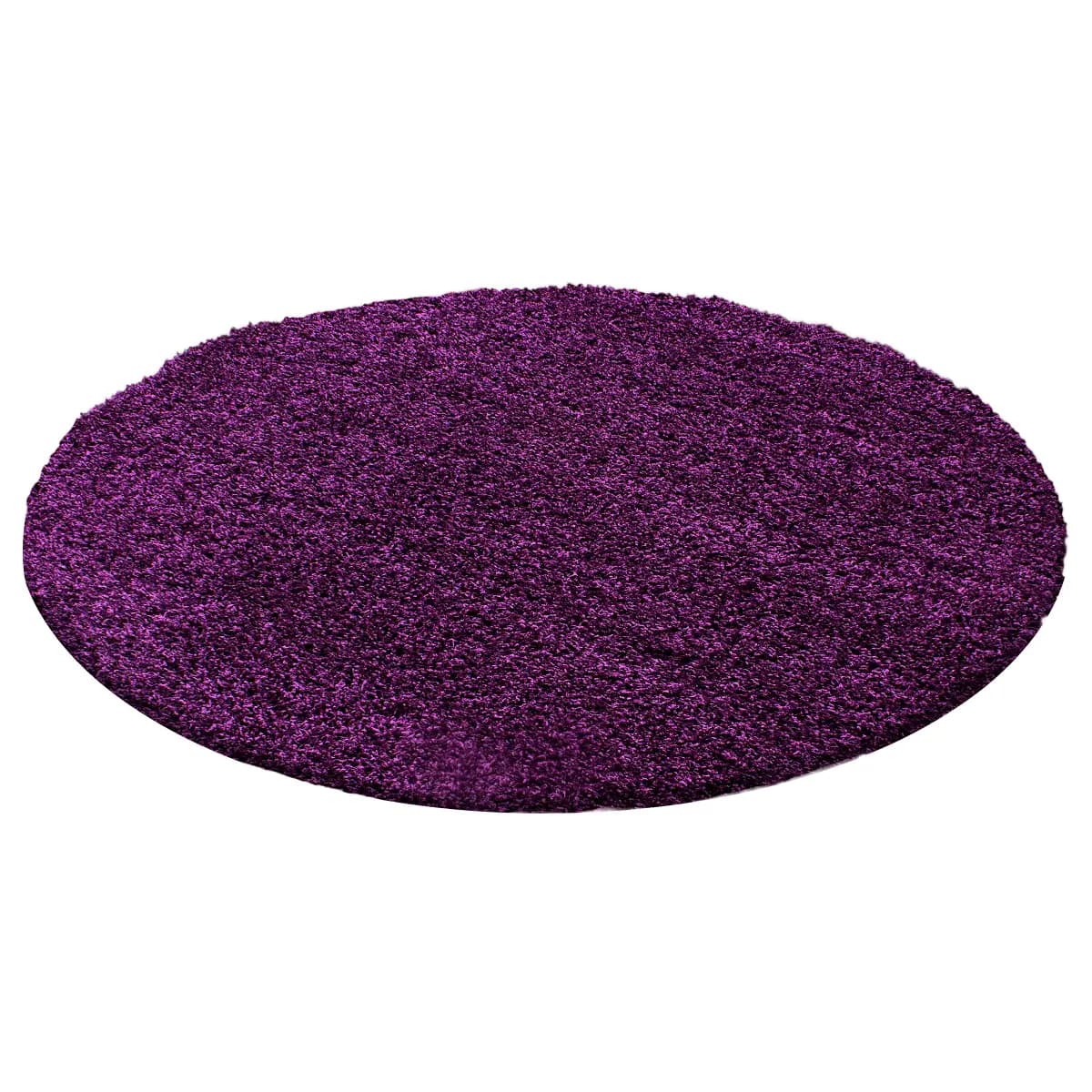 Hochflorteppich Life rund Ø 80cm Violett | Lila
