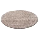 Hochflorteppich Life rund Ø 120cm Beige | Beige