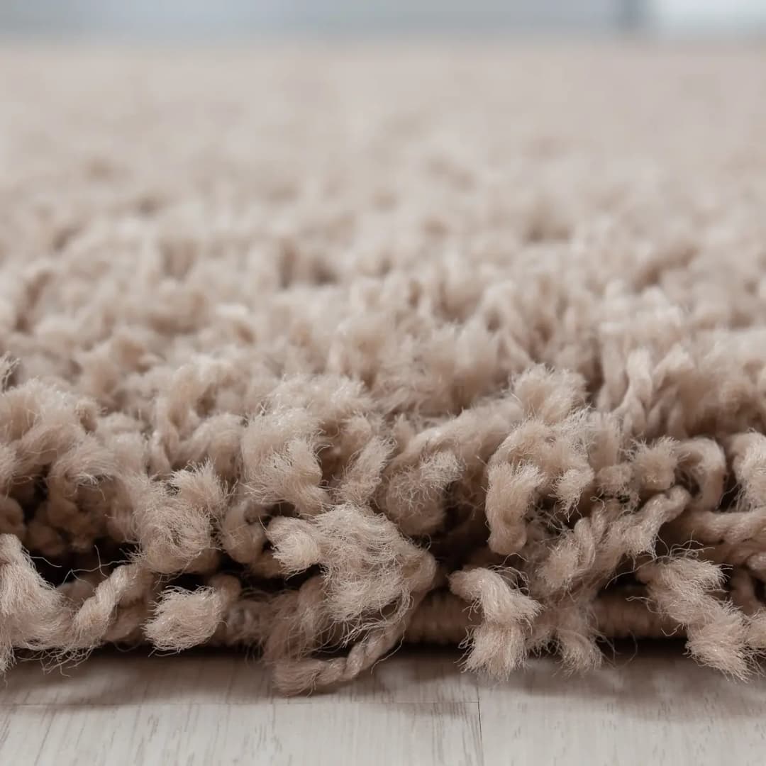 Hochflorteppich Life rund Ø 120cm Beige | Beige