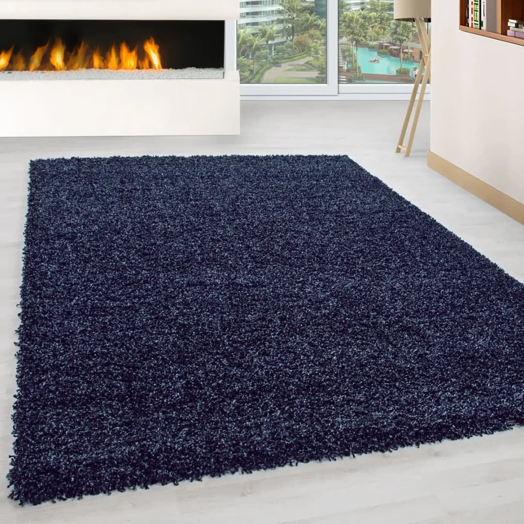Hochflorteppich Life Typ A | Blau