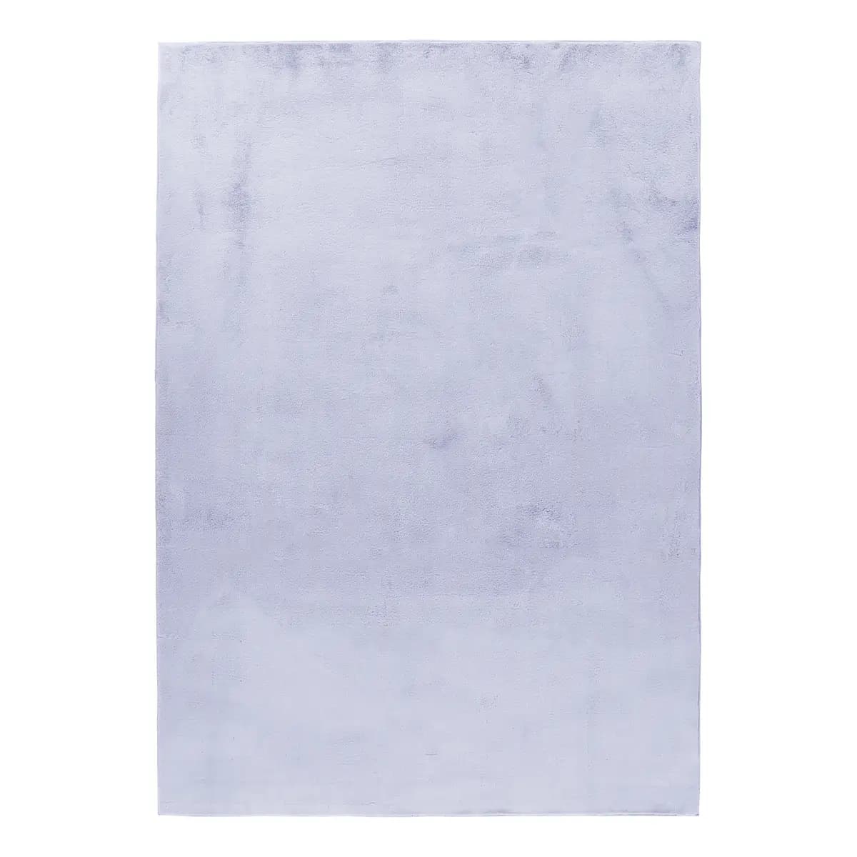 Kurzflorteppich Pouffy 5100 Silber/Silber 200 x 290cm Polyester