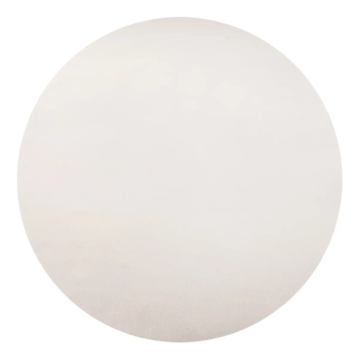 Ayyildiz SKY Kurzflorteppich rund Beige/Creme Ø 200cm Polyester