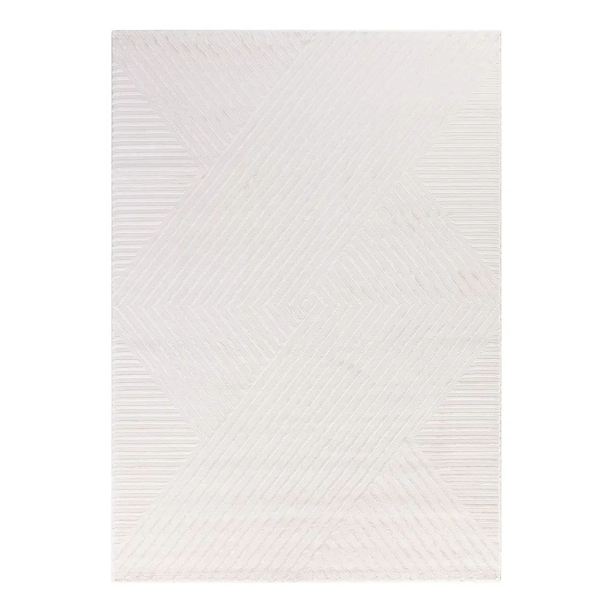 Kurzflorteppich 1115 Beige/Creme 240 x 340cm Polyester | Beige