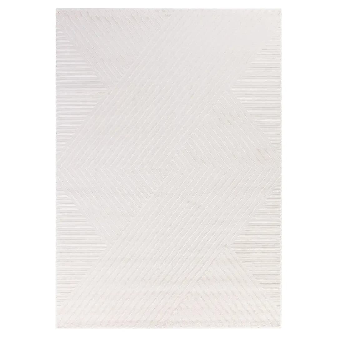 Kurzflorteppich 1115 Beige/Creme 240 x 340cm Polyester | Beige