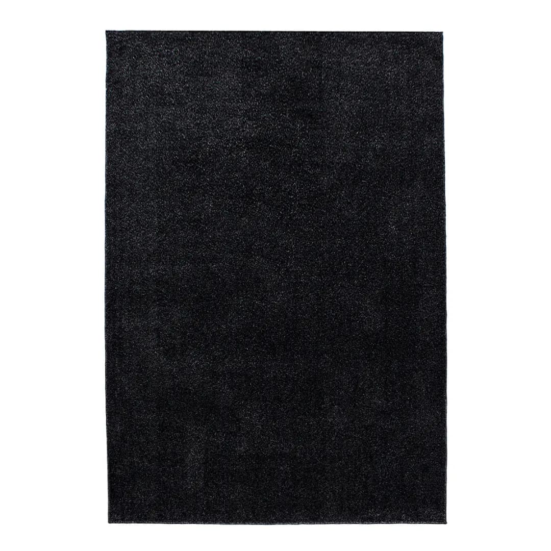 Ayyildiz Kurzflorteppich Ata Schwarz/Anthrazit 200 x 290cm Polyester
