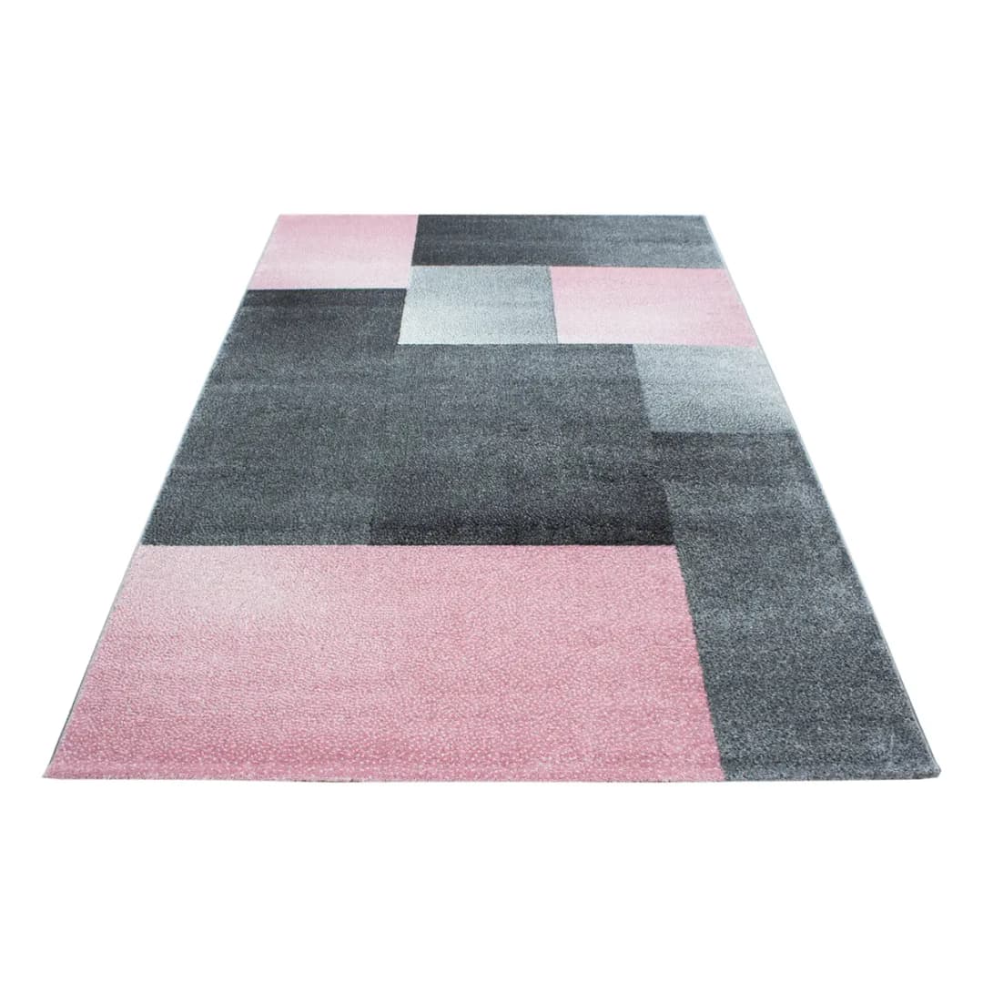 Kurzflorteppich Lucca Typ B | Pink