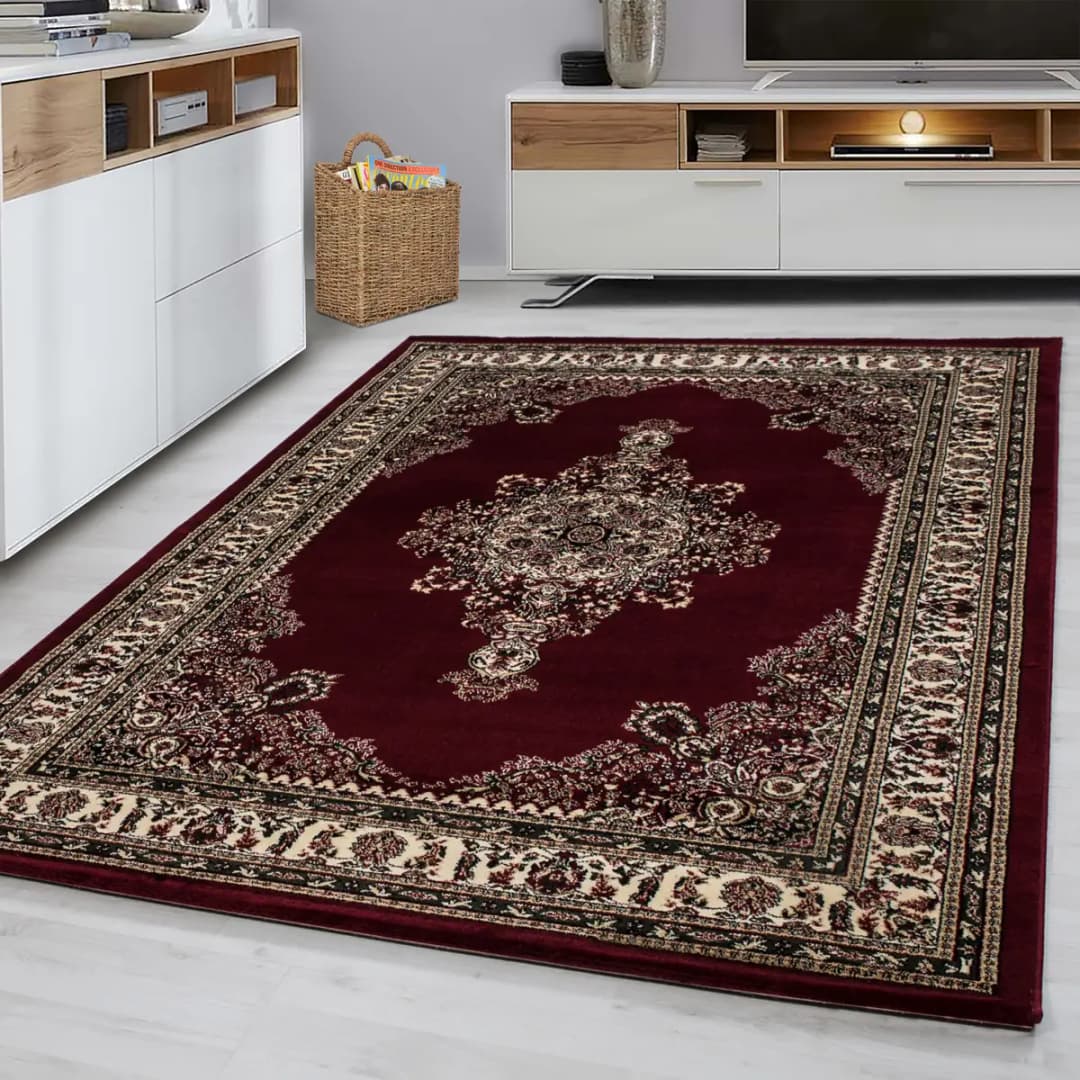 Kurzflorteppich Marrakesh Typ B | Rot