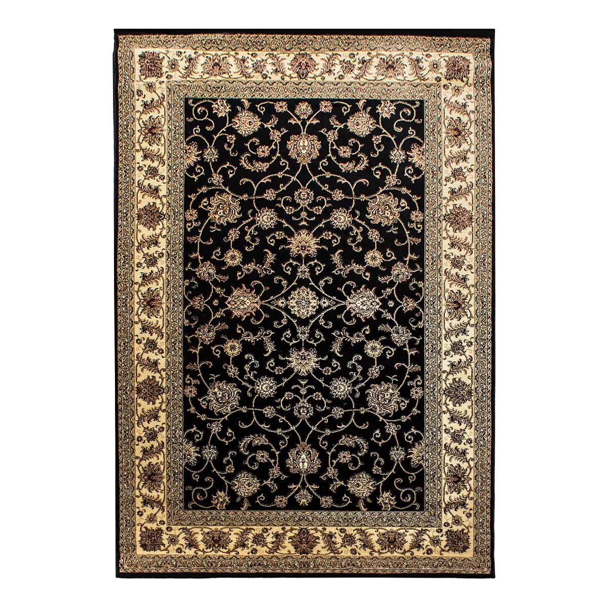 Kurzflorteppich Marrakesh Typ C | Schwarz