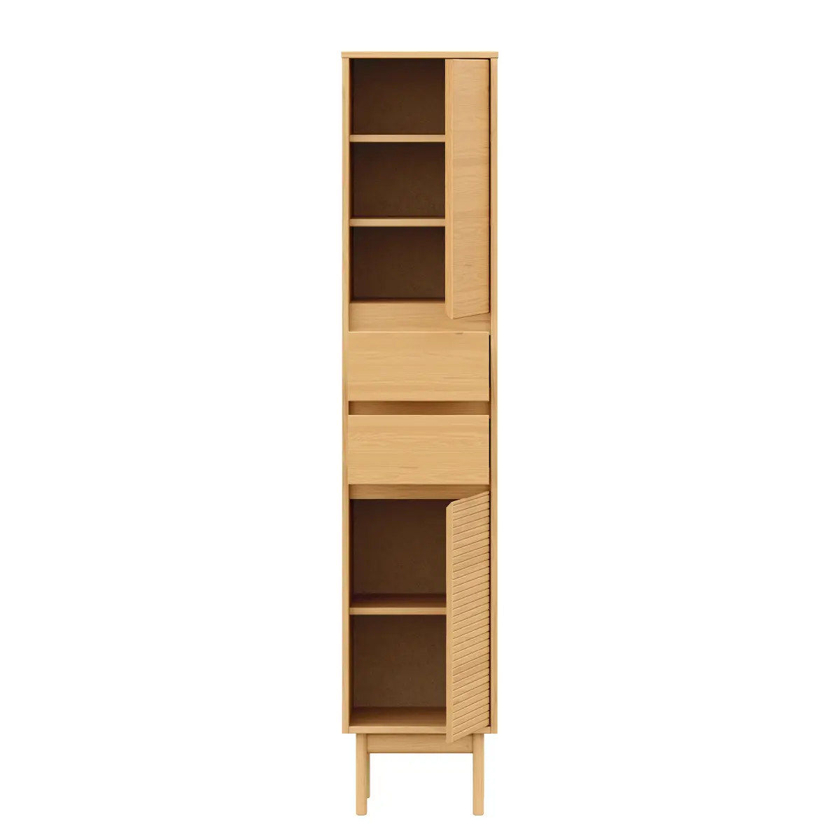 Mørteens Massiver Hochschrank Cava | Holztöne