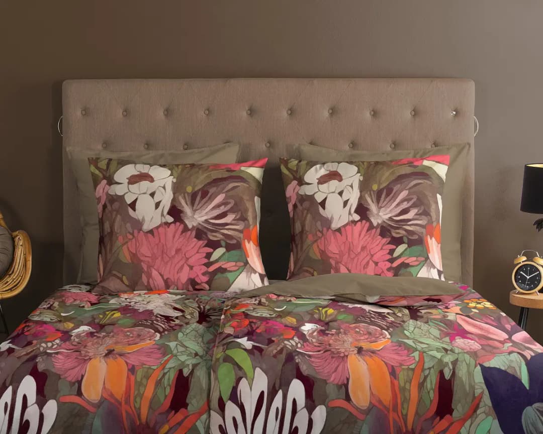 Good morning Mabolwe Bettwäsche-Set 155 x 220 cm Grün/Multicolor