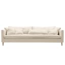 Studio Copenhagen 3-Sitzer Sofa Beige Flachgewebe Calea 270cm Modern