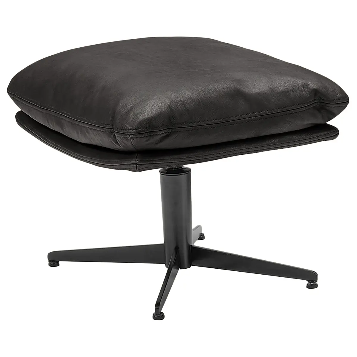 Studio Copenhagen Drehsessel Anila mit Hocker | Schwarz