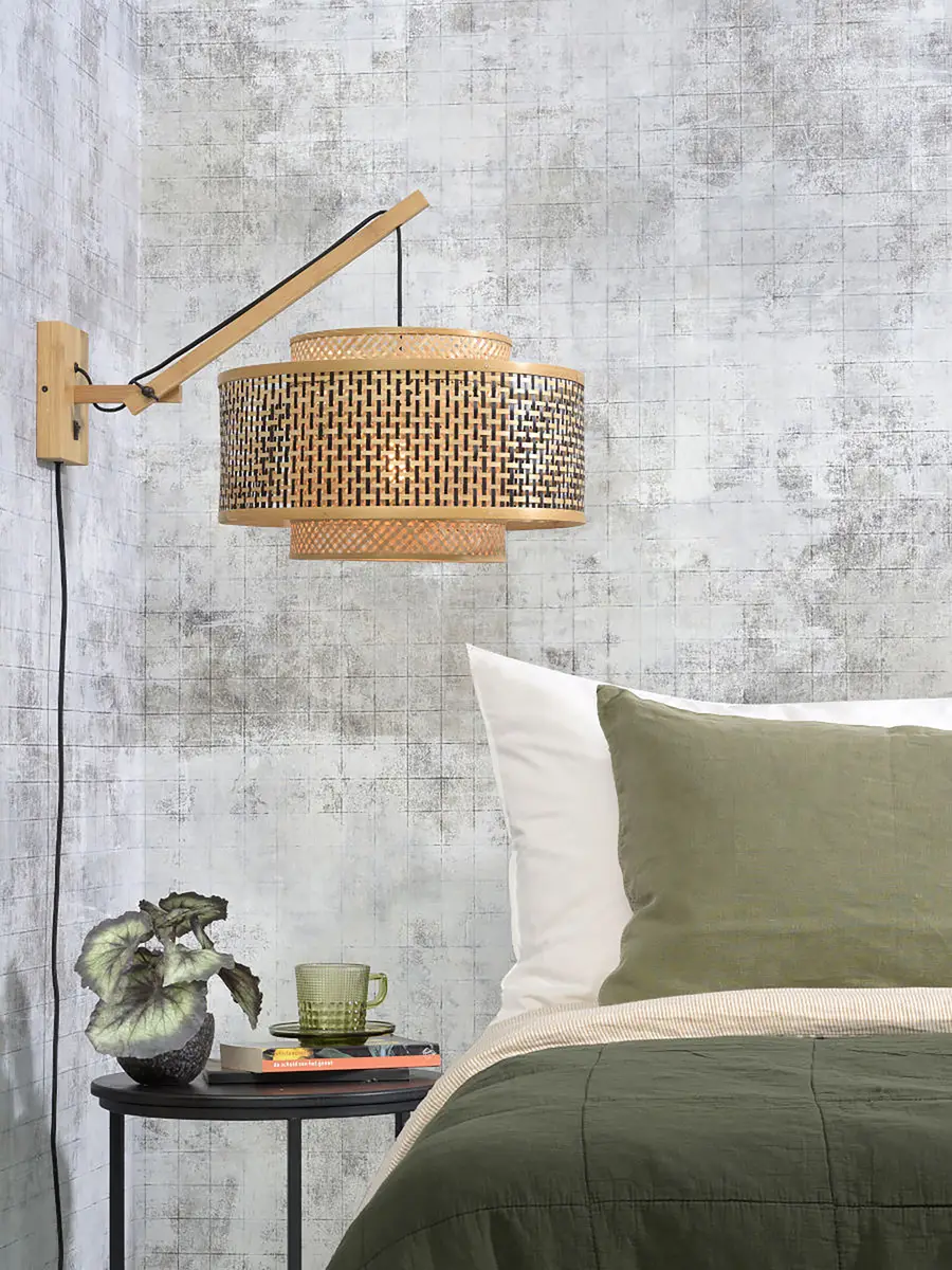 GOOD&MOJO Wandleuchte Bhutan Typ B | Beige