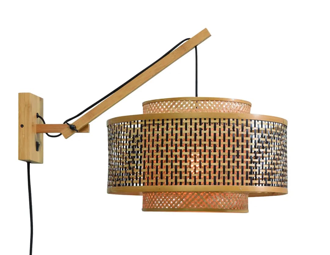 GOOD&MOJO Wandleuchte Bhutan Typ B | Beige