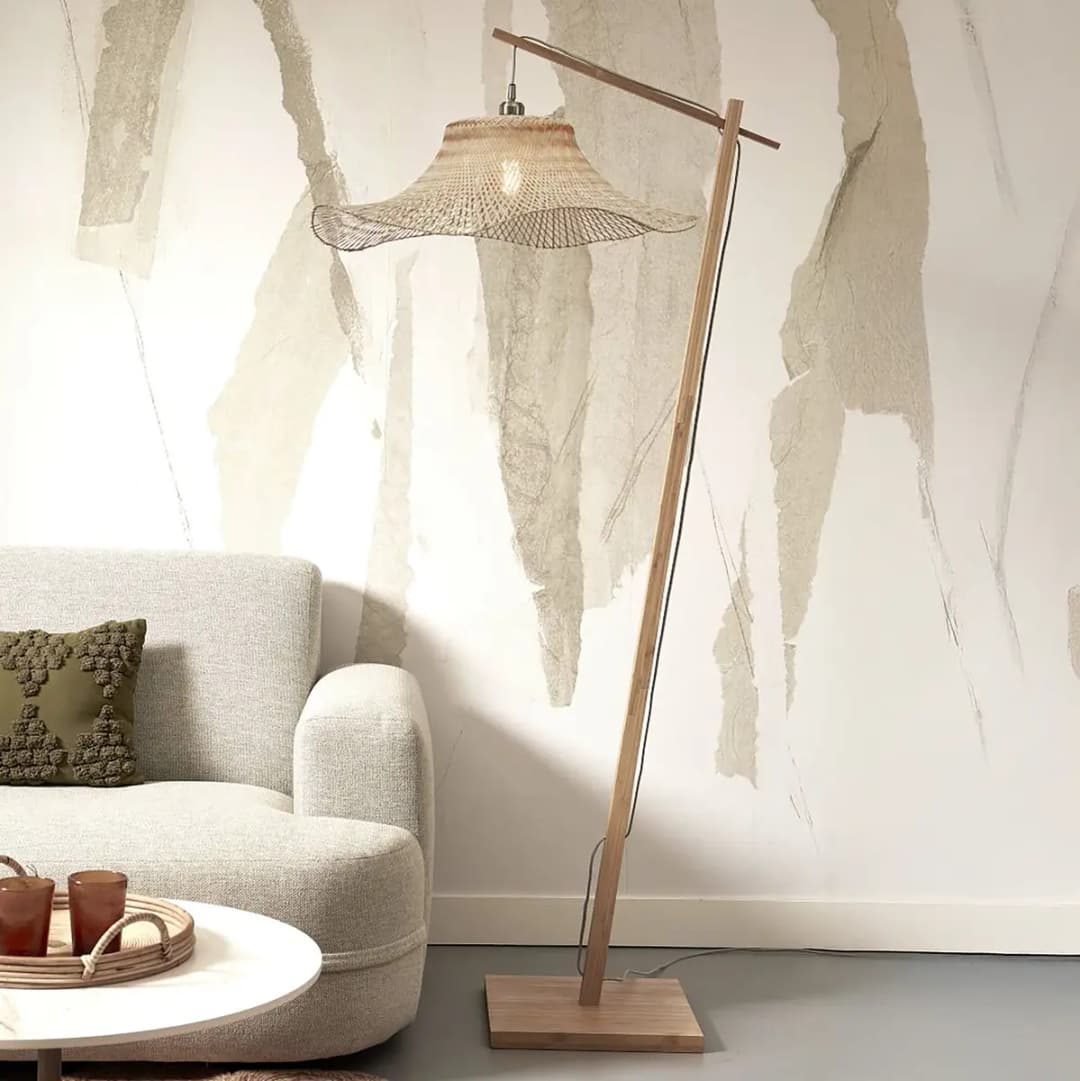 GOOD&MOJO Stehleuchte Ibiza | Beige