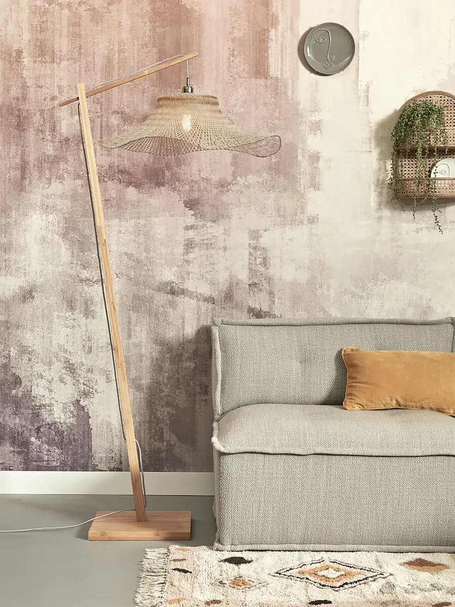 GOOD&MOJO Stehleuchte Ibiza | Beige