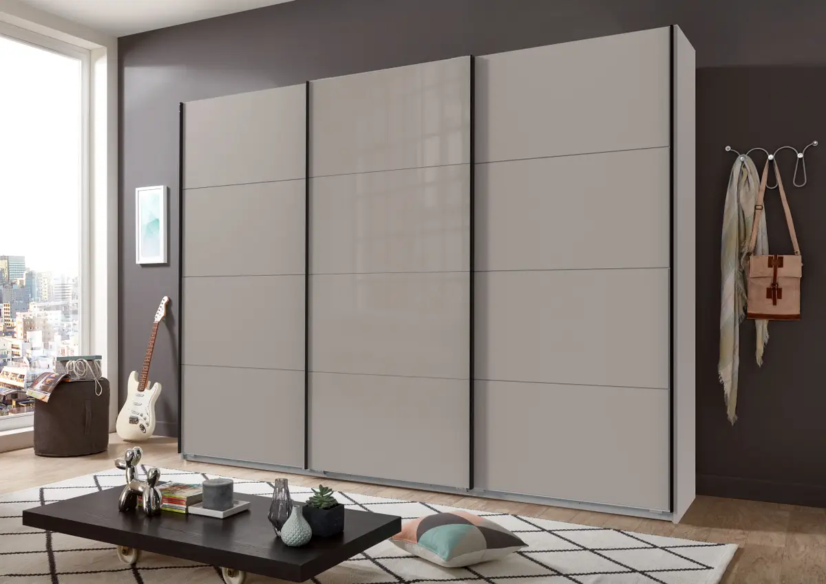 Schwebetürenschrank Tilburg | Grau