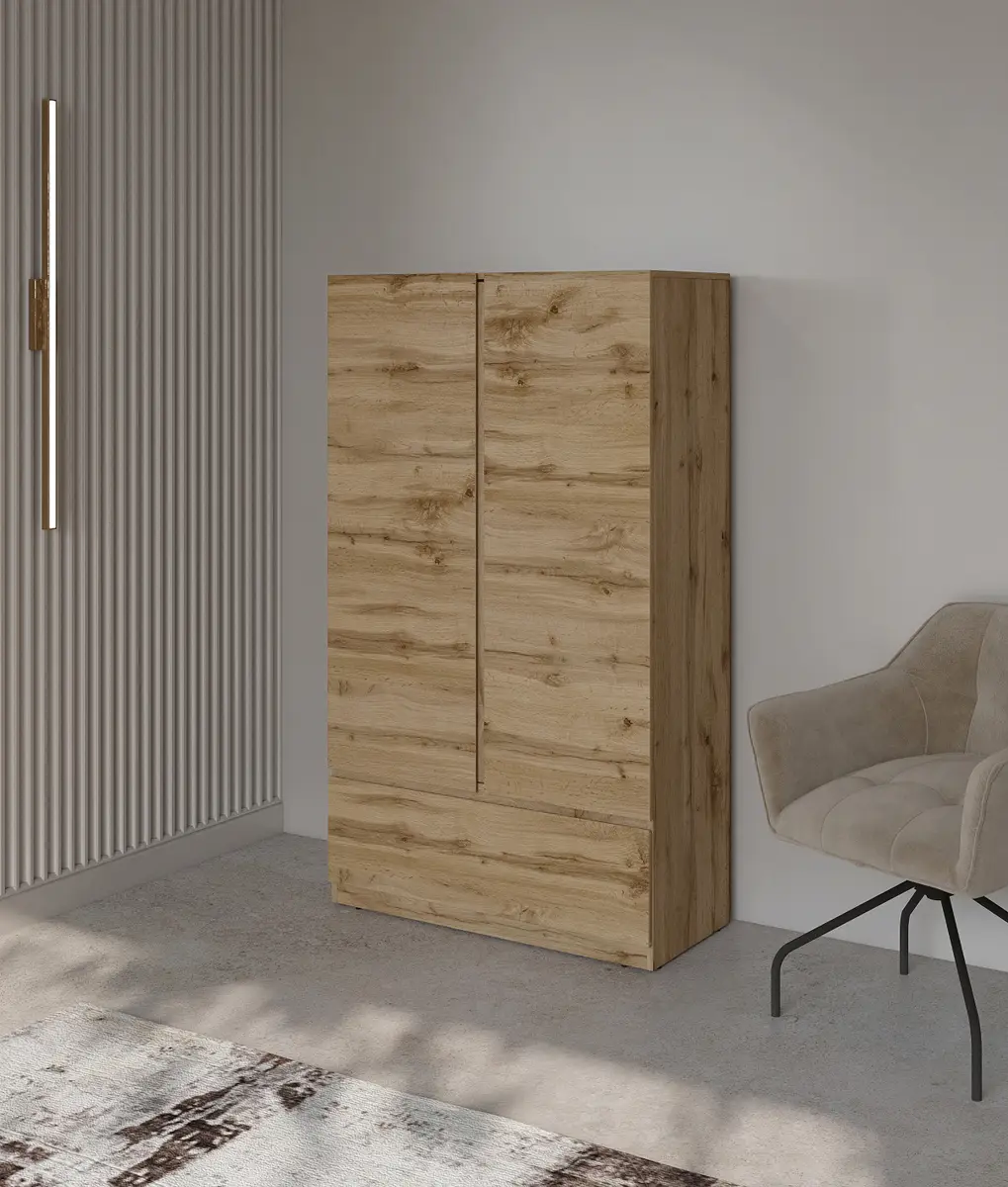 loftscape Wäscheschrank | Holztöne