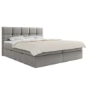 Boxbett Sunook 180 x 200cm Strukturstoff Cully Grau | Grau
