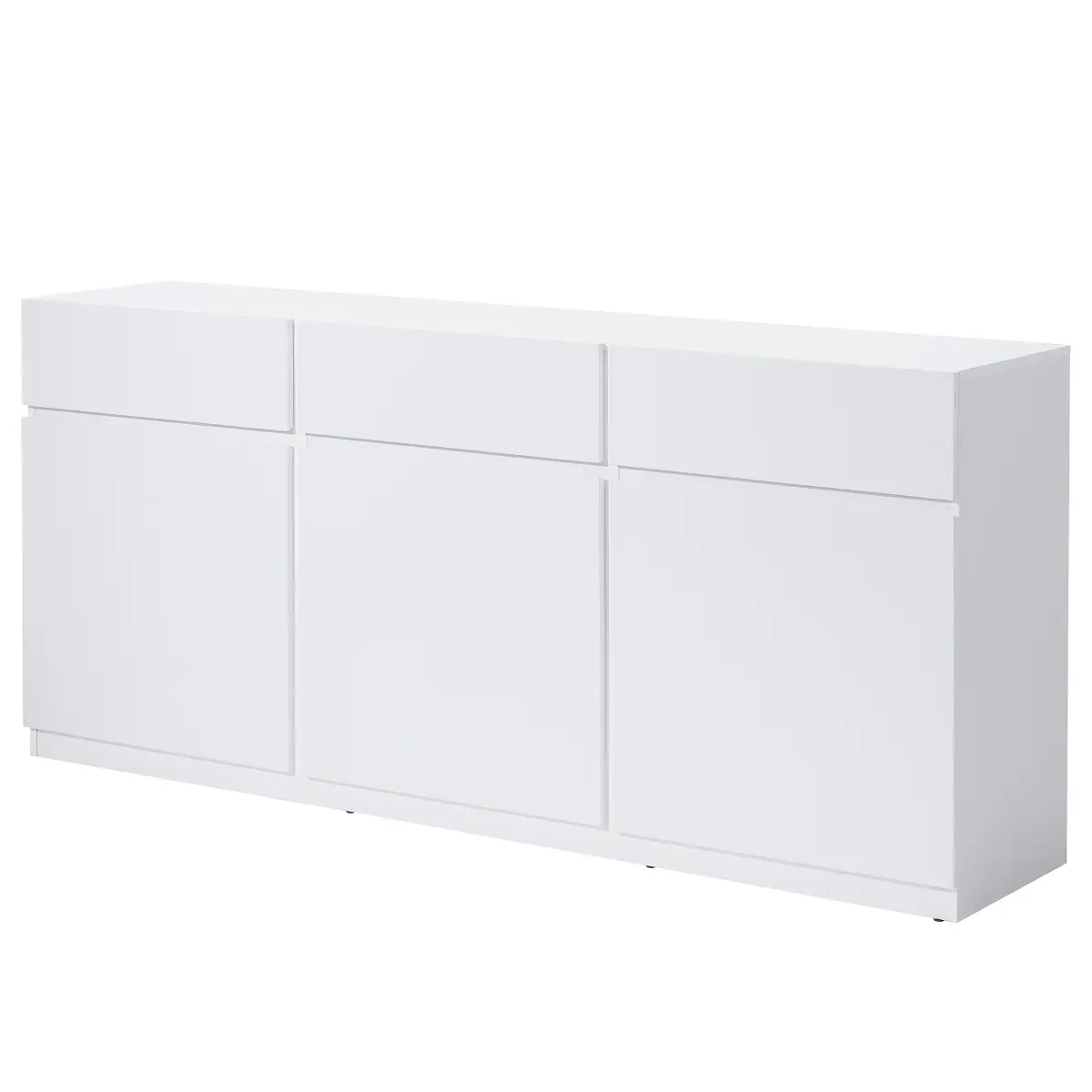 Sideboard 180cm Weiß/Weiß | Weiß